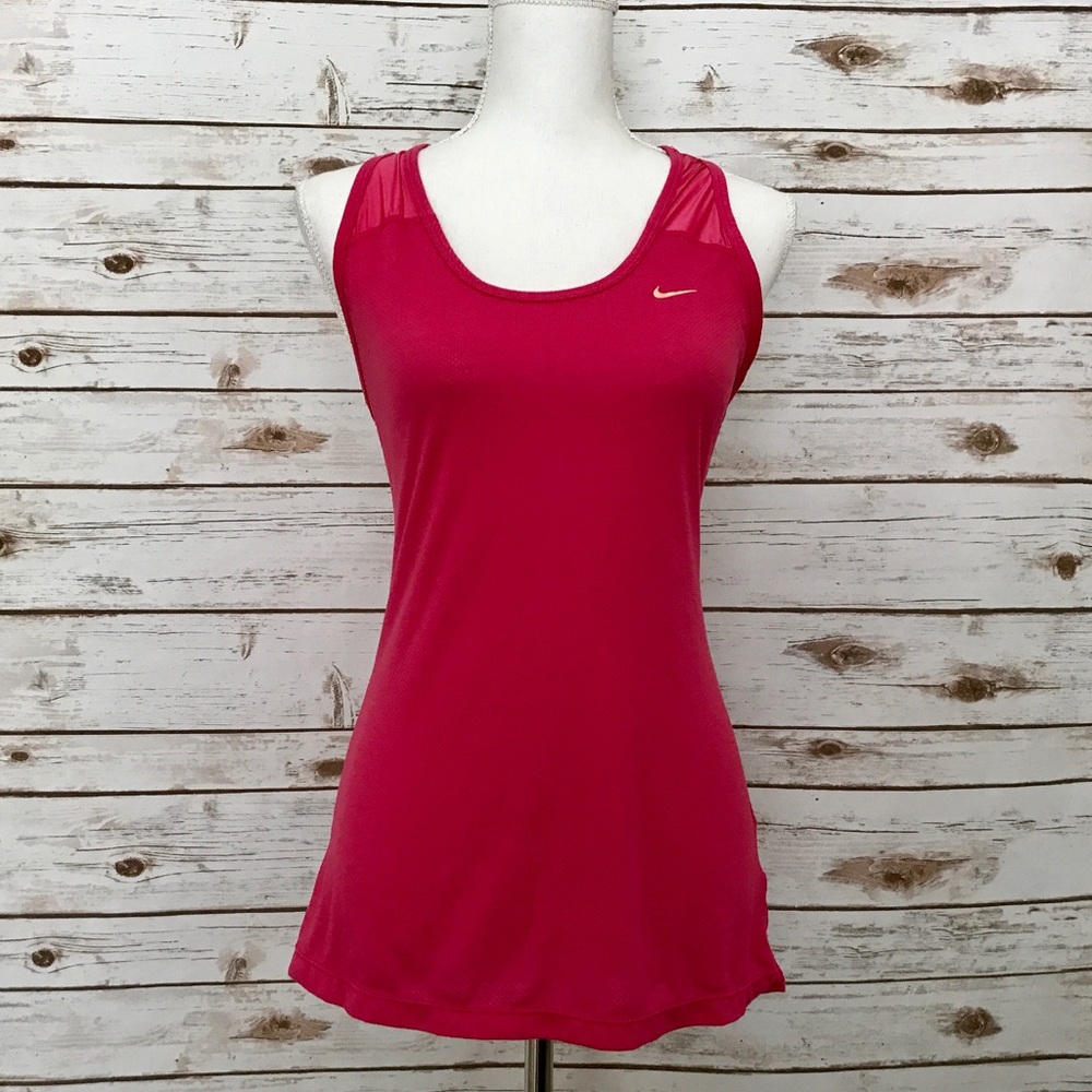 Nike Dri Fit Racerback Pink Workout Tank